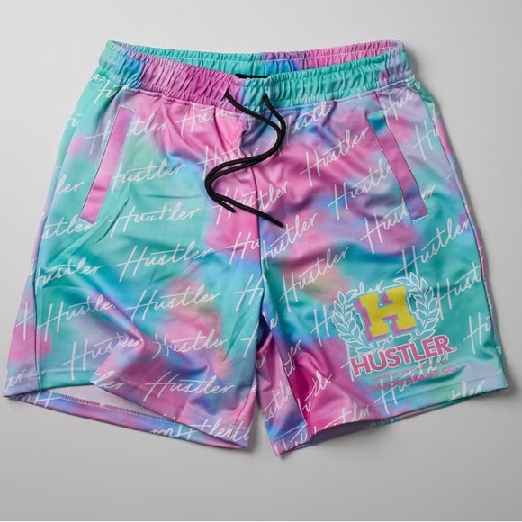 Hustler Tie Dye Shorts - Size XL - Picture 2 of 8